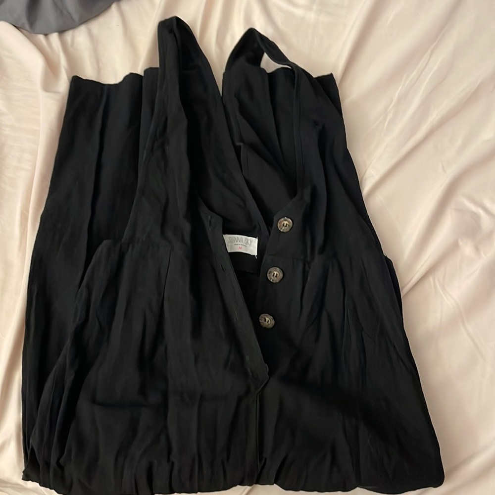 Sienna sky black jumpsuit